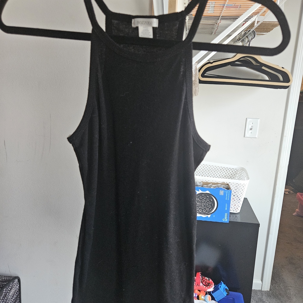 Bozzolo Classic Black Tank Top